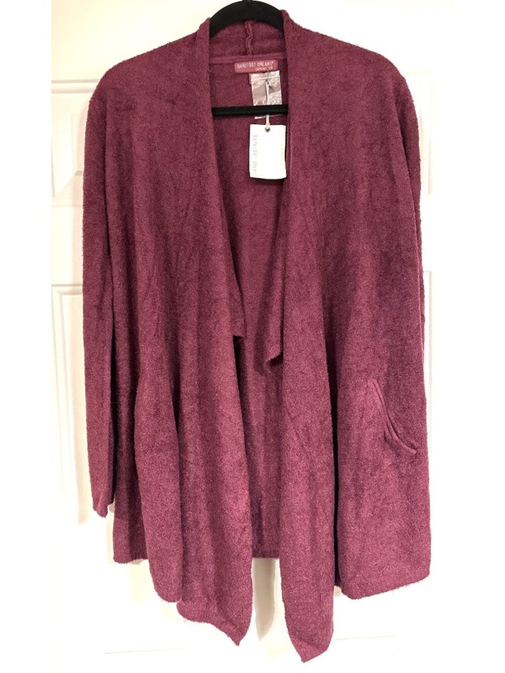 Barefoot Dreams CozyChic Lite Island Wrap Burgundy S/M